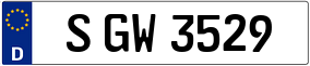 Truck License Plate